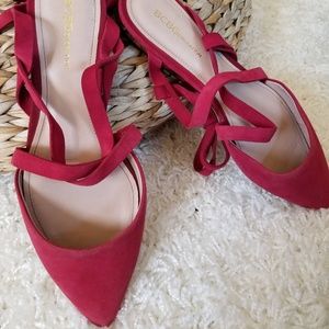 BCBG GENERATION LACE UP BALLET FLAT